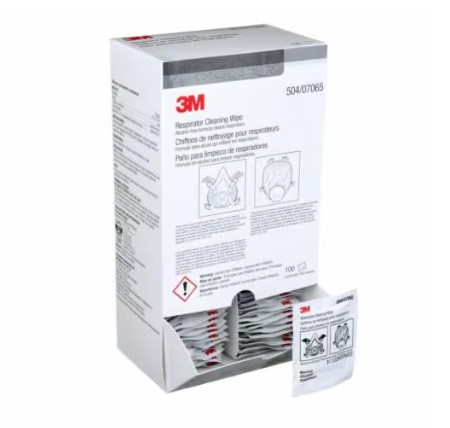 3M RESPIRATOR CLEANING WIPE 100 PER BOX from Columbia Safety